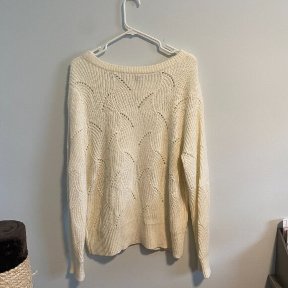 A New Day Cream Cable Knit Sweater - NWOT - Picture 2 of 4